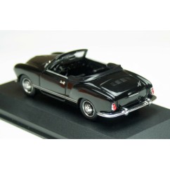 VW KARMANN GHIA 1955 Miniature VOLKSWAGEN Cabriolet d'origine VW Noir 1/43ème Par MINICHAMPS