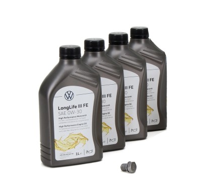 Huile 0W30 LongLife 3 d'origine VW Audi 4 litres 504 00/507 00