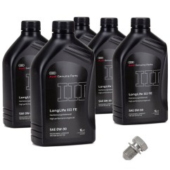 Huile 0W30 LongLife 3 d'origine VW Audi 5 litres 504 00/507 00
