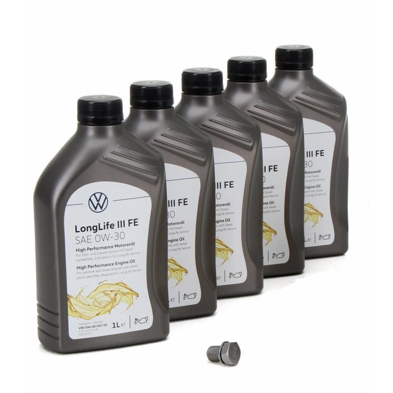 Huile 0W30 LongLife 3 d'origine VW Audi 5 litres 504 00/507 00 Huile 0W30 LongLife 3 d'origine VW Audi 5 litres 504 00/507 00