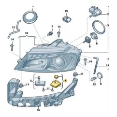 BALLAST Xénon Audi Volkswagen OEM 8K0941597E / 8K0 941 597 E