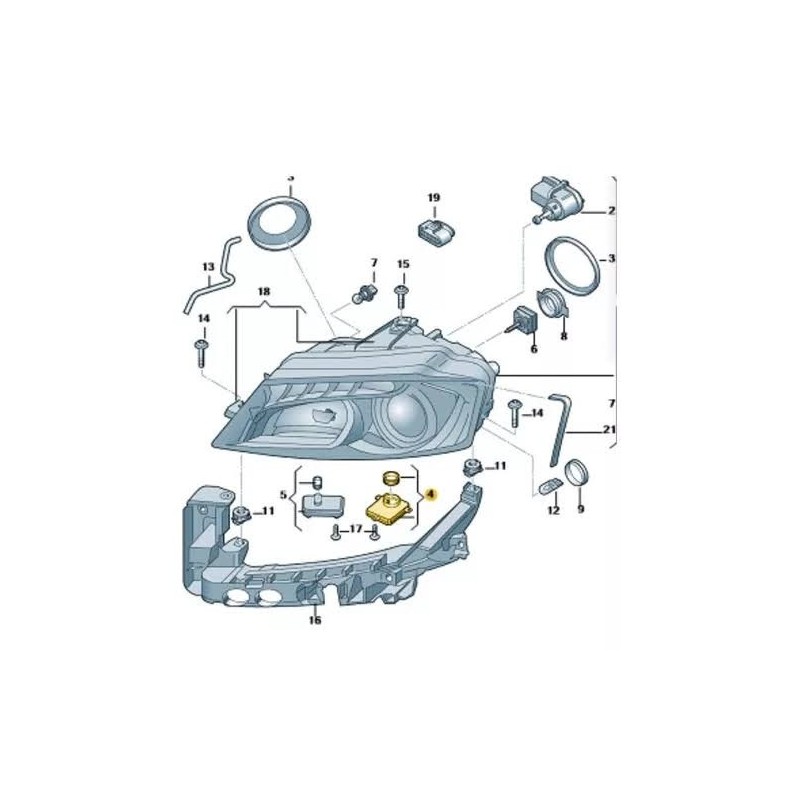 BALLAST Xénon Audi Volkswagen OEM 8K0941597E / 8K0 941 597 E