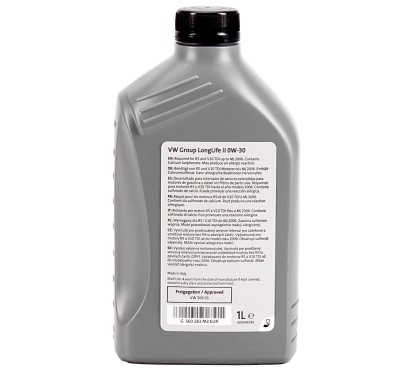 Huile 0W30 LongLife 3 d'origine VW Audi 1 Litre 504 00/507 00