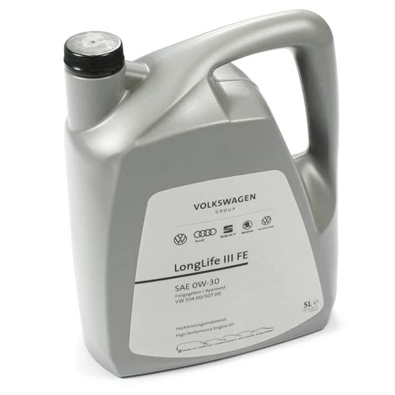 Huile 0W30 LongLife 3 d'origine VW Audi 5 litres 504 00/507 00