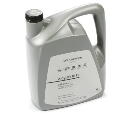 Huile 0W30 LongLife 3 d'origine VW Audi 5 litres 504 00/507 00