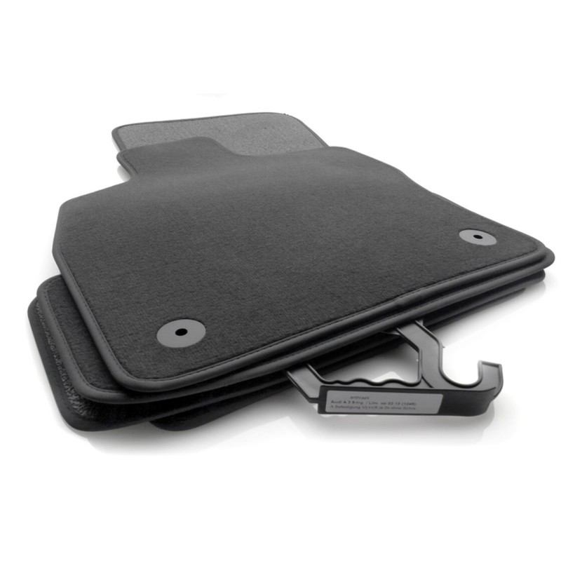 Tapis Audi A3 S3 RS3 8V Sportback (2013 - 2019) Noir