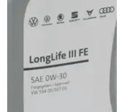 Huile 0W30 LongLife 3 d'origine VW Audi 1 Litre 504 00/507 00
