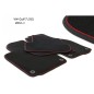 Tapis Golf 7 GTI (5G) (2012 - 2019) NOIR + Liseré ROUGE Tapis Golf 7 GTI (5G) (2012 - 2019) NOIR + Liseré ROUGE