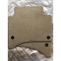 Tapis Touareg 7L (2002 - 2010) D'origine VW Couleur Beige avec inscription TOUAREG