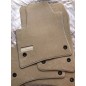 Tapis Touareg 7L (2002 - 2010) D'origine VW Couleur Beige avec inscription TOUAREG