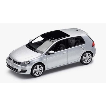 Miniature VW Golf 7 (5 portes) 2012 d'origine VOLKSWAGEN Argent métallisé 1/43ème