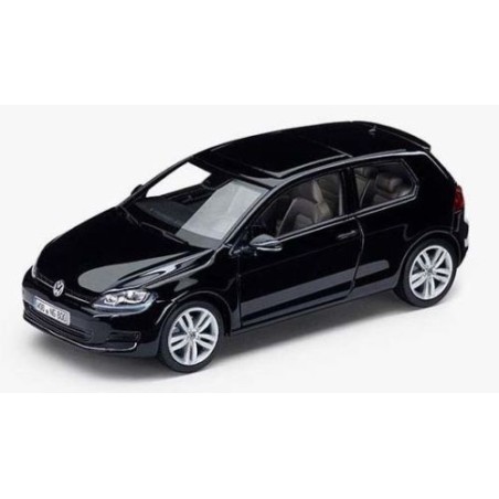 Miniature VW Golf 7 (3 portes) 2012 d'origine VOLKSWAGEN Noir perle brillant 1/43ème 5G3099300 JHZ