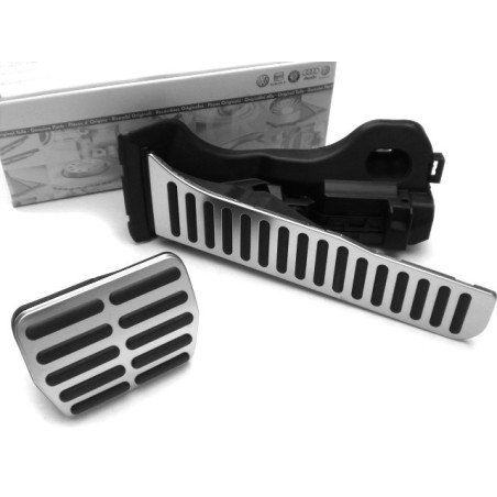 Pédales Golf DSG Sport Acier inoxydable ( Golf 5, Golf 6, Jetta, Passat) d'origine VW OEM 1K1064205A  1K0723131