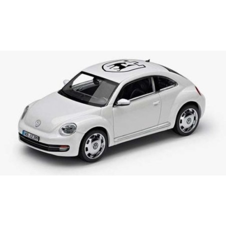Miniature VW BEETLE 2012 d'origine VOLKSWAGEN Blanc Iceberg 1/43ème