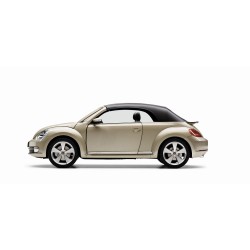 Miniature BEETLE Cabriolet 2012 d'origine VW 1/18ème SILVER METALLIC 5C3099302 P7W