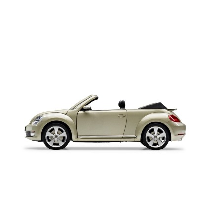 Miniature BEETLE Cabriolet 2012 d'origine VW 1/18ème SILVER METALLIC 5C3099302 P7W