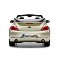 Miniature BEETLE Cabriolet 2012 d'origine VW 1/18ème SILVER METALLIC 5C3099302 P7W
