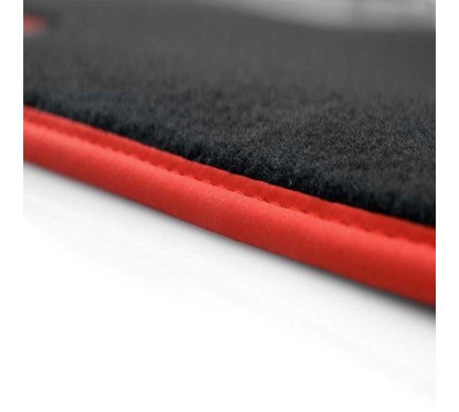 Tapis Golf 7 GTI / GTD / R (2012 - 2018) Noir + Contour Rouge