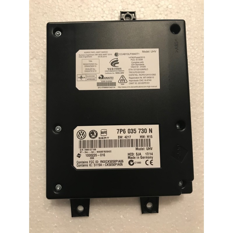 Bluetooth Volkswagen PREMIUM 7P6035730N/ 7P6 035 730 N Module d'origine VW A2DP - Bluetooth Audio Stream