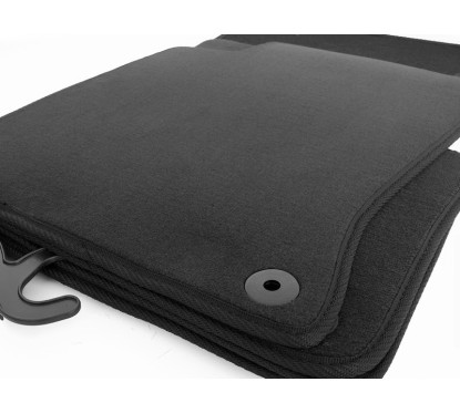 Tapis Audi A2 (Tous les modèles) Velours NOIR