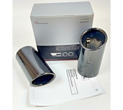 Audi A3 8P / Audi A1 8X Embouts échappement Noir d'origine Audi 8P0071761B